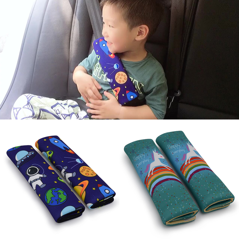 Infant Car Seat Cover - 2 szt. Urocze nakładki na pasy