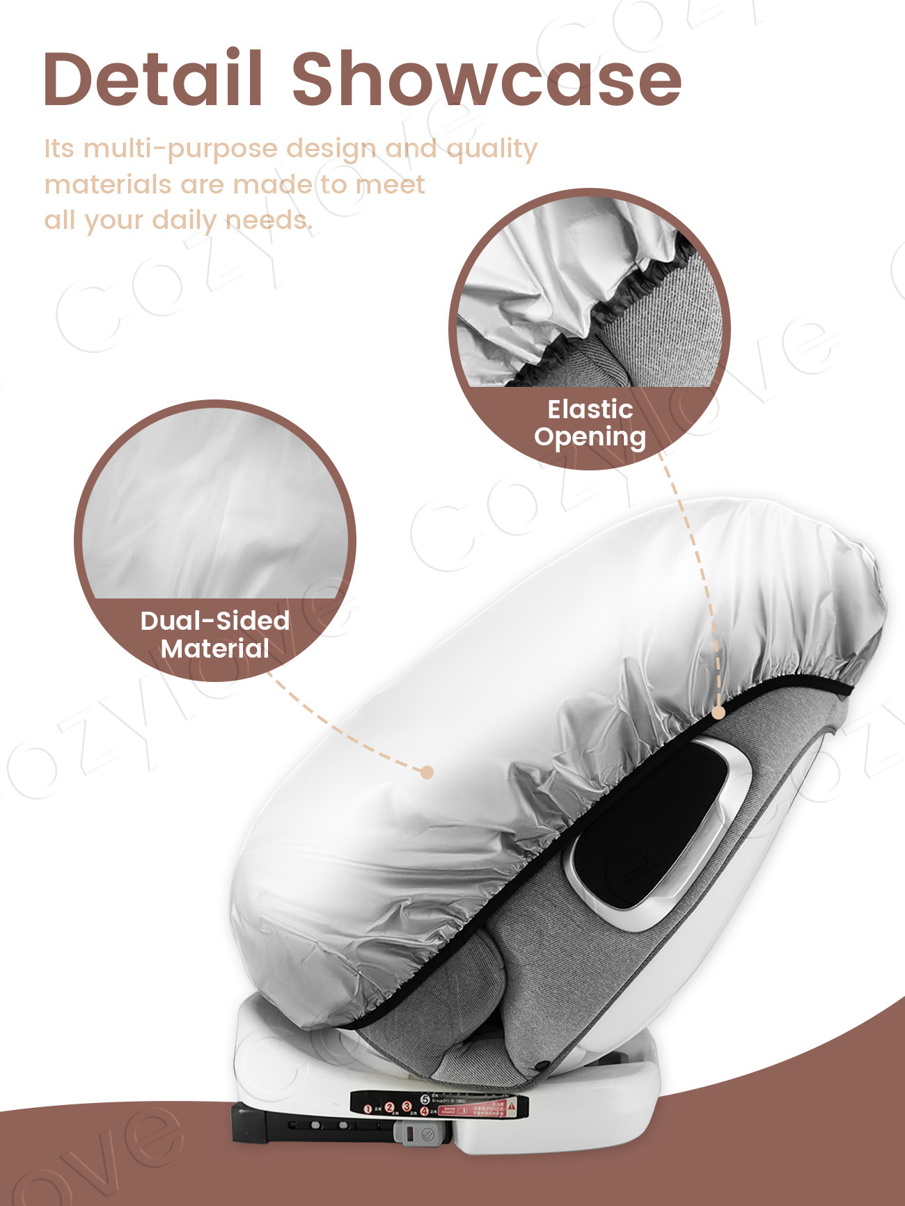 Uniwersalna osłona przeciwsłon – Infant Car Seat Cover recenzja i cena