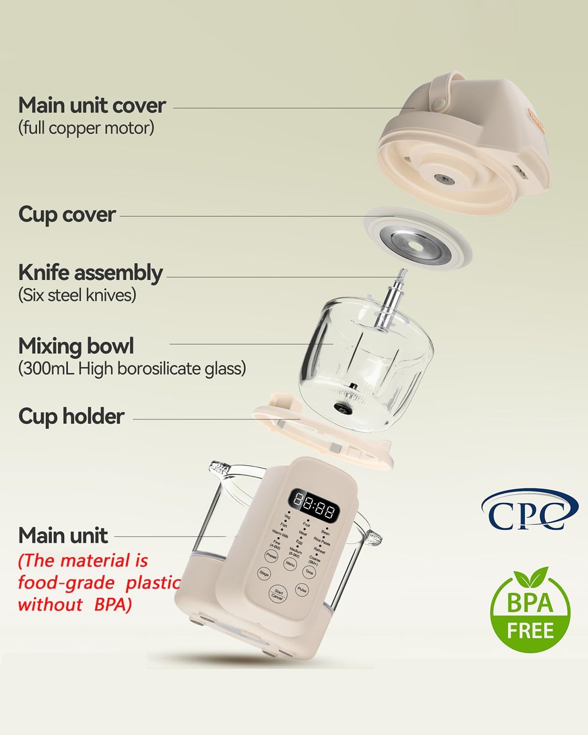 Profesjonalny, wytrzymały urzą – Baby Food Maker Blender recenzja i cena