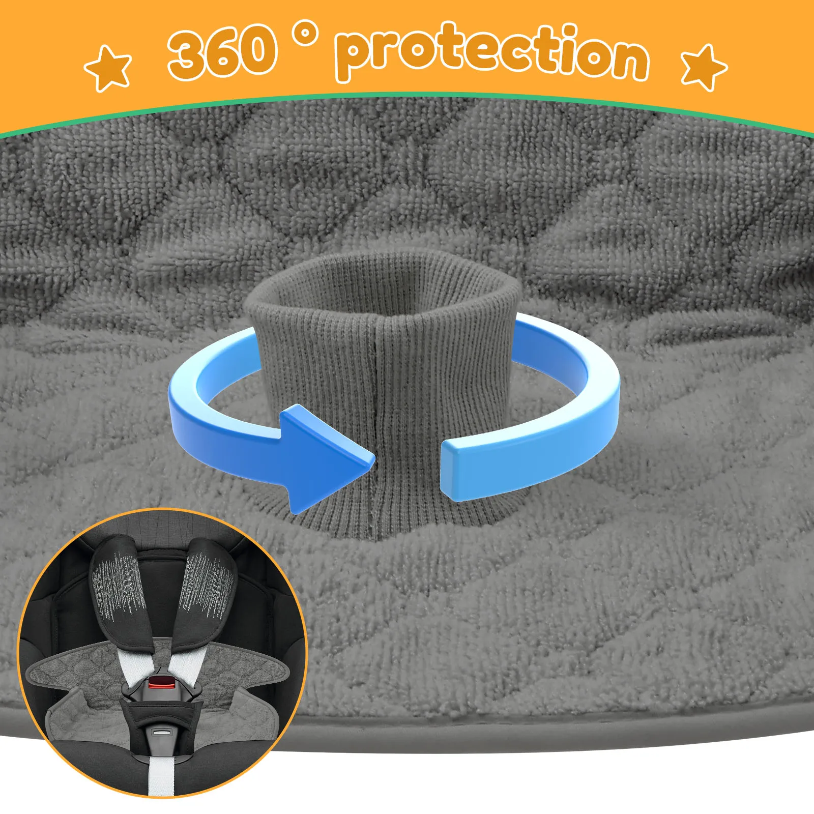 2 szt. Podkładki do nauki korz – Infant Car Seat Cover recenzja i cena
