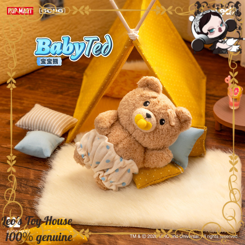 POPMART GONG Baby Ted Zabawka  – Baby Products Teddy Bear recenzja i cena